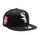 Kšiltovka New Era 9FIFTY MLB Team Side Patch Chicago White Sox Black / White