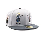 Kšiltovka New Era 59FIFTY Harry Potter All Houses Grey/Grey