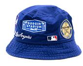 Klobouk New Era MLB Multi Patch Bucket Los Angeles Dodgers Dark Blue / White