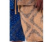 Kraťasy Karl Kani Small Signature Paisley Block Resort Shorts blue/sand