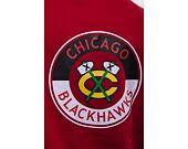 Mikina Mitchell & Ness NHL City Collection Fleece Hoody Blackhawks Scarlet