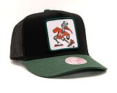 Kšiltovka Mitchell & Ness Ncaa Truck It Trucker Miami Black