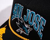 Kšiltovka Mitchell & Ness Nhl Gold Leaf Trucker Sharks Black