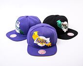 Kšiltovka Mitchell & Ness NBA Paint By Number Snapback Lakers Purple