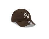 Dětská Kšiltovka New Era 9FORTY Kids MLB League Essential New York Yankees Walnut / Stone