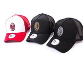 Kšiltovka New Era 9FORTY A-Frame Trucker Black Gold AC Milan Black Black