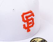 Kšiltovka New Era 59FIFTY MLB Team Side Patch San Francisco Giants White / Orange