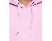 Mikina Karl Kani Small Signature Essential Hoodie light rose