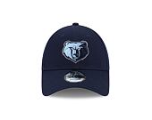 Kšiltovka New Era 9FORTY NBA Team Side Patch Memphis Grizzlies Oceanside Blue / Optic White