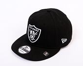 Kšiltovka New Era - NFL All Black 9FIFTY - Las Vegas Raiders - Black / Team Color