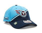 Kšiltovka New Era 9FORTY Stretch-Snap NFL Sideline 23 Tennessee Titans Team Colors