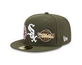 Kšiltovka New Era 59FIFTY MLB 5 Olive WS Chicago White Sox New Olive / White