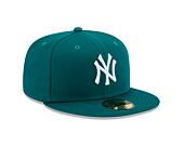 Kšiltovka New Era 59FIFTY MLB League Essential 5 New York Yankees Malachite / White