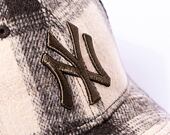 Dámská kšiltovka New Era 9FORTY Womens MLB Plaid New York Yankees Walnut / Stone