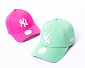 Dámská Kšiltovka New Era 9FORTY Womens MLB League Essential New York Yankees Tropical Green / White