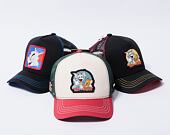 Kšiltovka Capslab - Trucker Tom & Jerry - Tom & Jerry - Sand / Green / Red