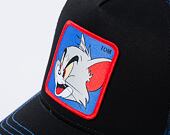 Kšiltovka Capslab Tom & Jerry - Tom Black / Blue / Red