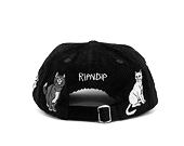 Kšiltovka Rip N Dip Man I Love Felines Strapback Black & Charcoal