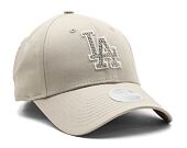 Dámská Kšiltovka New Era 9FORTY Womens MLB Diamante Los Angeles Dodgers Stone / MTS