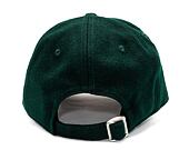 Kšiltovka New Era 9FORTY MLB Melton Wool Essential Los Angeles Dodgers Dark Green / White