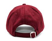 Kšiltovka New Era 9FORTY MLB Melton Wool Essential New York Yankees Cardinal / White
