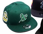 Kšiltovka New Era 9FIFTY MLB Side Patch Script Oakland Athletics Dark Green / Olive