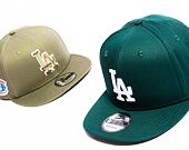 Kšiltovka New Era 9FIFTY MLB New Traditions Los Angeles Dodgers Dark Green / Graphite