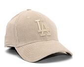 Kšiltovka New Era 39THIRTY MLB Wide Cord Los Angeles Dodgers Stone / Stone