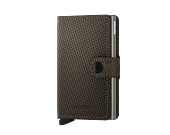 Peněženka Miniwallet Secrid Carbon Khaki