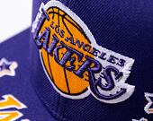 Kšiltovka Mitchell & Ness All Out Snapback NBA LOS ANGELES LAKERS Purple