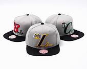 Kšiltovka Mitchell & Ness Top Letter Snapback NBA LOS ANGELES LAKERS Grey