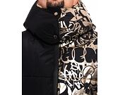 Zimní Bunda Sprayground Gold Graffiti Down Jacket (péřovka) Black / Gold