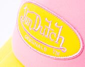 Kšiltovka Von Dutch Trucker Tampa - Trucker Foam - Polyester Foam - Pink/Yellow