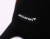 Kšiltovka New Era 9FORTY A-Frame Trucker Patch Front Trucker McLaren Black / Orange