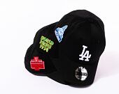 Kšiltovka New Era 9FORTY MLB Patch Los Angeles Dodgers Cooperstown Black / Kelly Green