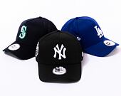 Kšiltovka New Era 9FORTY A-Frame MLB Patch New York Yankees Cooperstown Black / Kelly Green