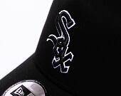 Kšiltovka New Era 9FORTY A-Frame MLB Patch Chicago White Sox Cooperstown Black / Kelly Green