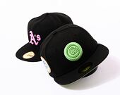 Kšiltovka New Era 59FIFTY MLB Style Activist Chicago Cubs Cooperstown Black / Green