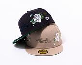 Kšiltovka New Era 59FIFTY Flower Icon Ash Brown
