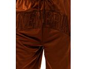 Kraťasy New Era Arch Logo Mesh Shorts - Caramel Brown