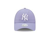 Dámská kšiltovka New Era - Womens 9FORTY League Essential - New York Yankees - Lavender / White