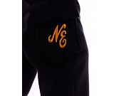 Tepláky New Era Script Cargo Joggers - Black / Metallic Gold