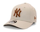 Dětská kšiltovka New Era 9FORTY Kids MLB League Essential New York Yankees Stone / Caramel Brown