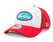 Kšiltovka New Era 9FORTY A-Frame Trucker Oval Red / White