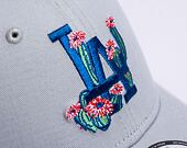 Kšiltovka New Era 9FORTY MLB Flower Icon Los Angeles Dodgers Grey