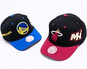 Kšiltovka Mitchell & Ness Overbite Pro Snapback Golden State Warriors Black