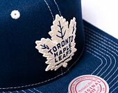 Kšiltovka Mitchell & Ness Contrast Natural Snapback Toronto Maple Leafs Blue