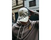 Kšiltovka Von Dutch Trucker Mackay - Cotton Twill - Cream/Grey