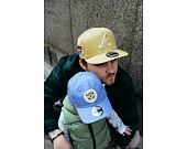 Kšiltovka New Era 9FIFTY MLB Side Patch Script Atlanta Braves Bronze / Dark Brown