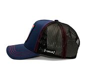 Kšiltovka Capslab Trucker - Dragon - On Fire - Midnight Blue